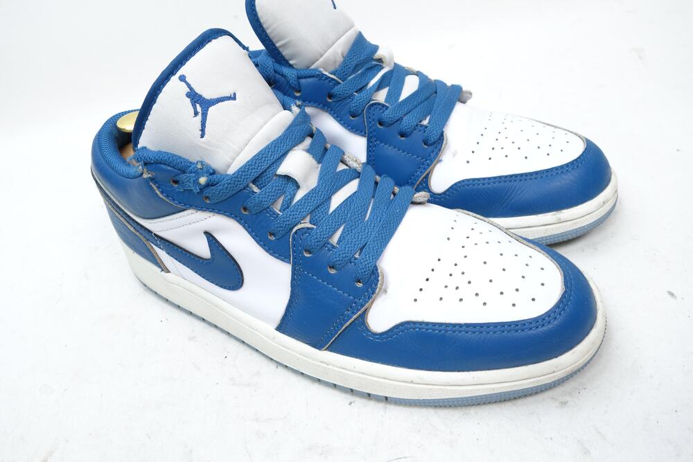 Jordan Air Jordan 1 Low Sneaker Shoes Mens Size 9.5 Blue White FN5214-141